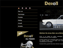 Tablet Screenshot of dexoll.com